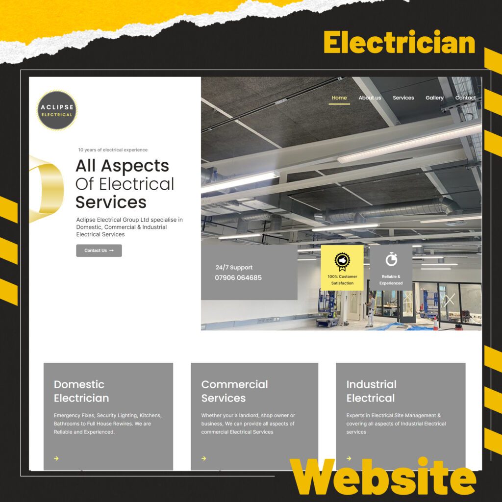Tradesmen Website Design