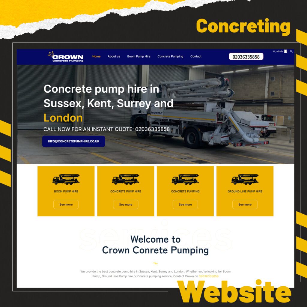 Tradesmen Website Design